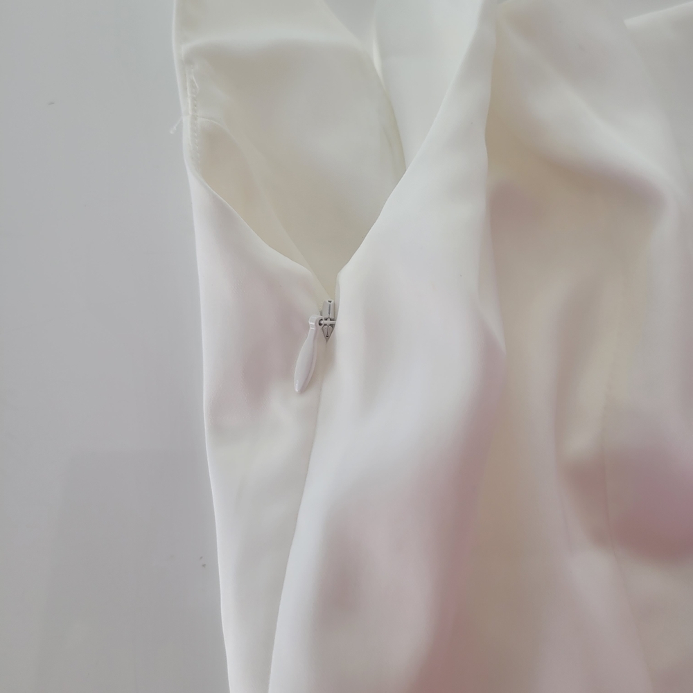 Birdy Grey White Backless Dress with Heart Detail Size S - Picture 11 of 16